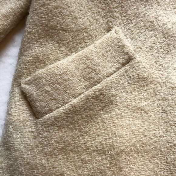 Vintage Gimbels Fashonia Boucle Long Car Coat M/L - Picture 5 of 9